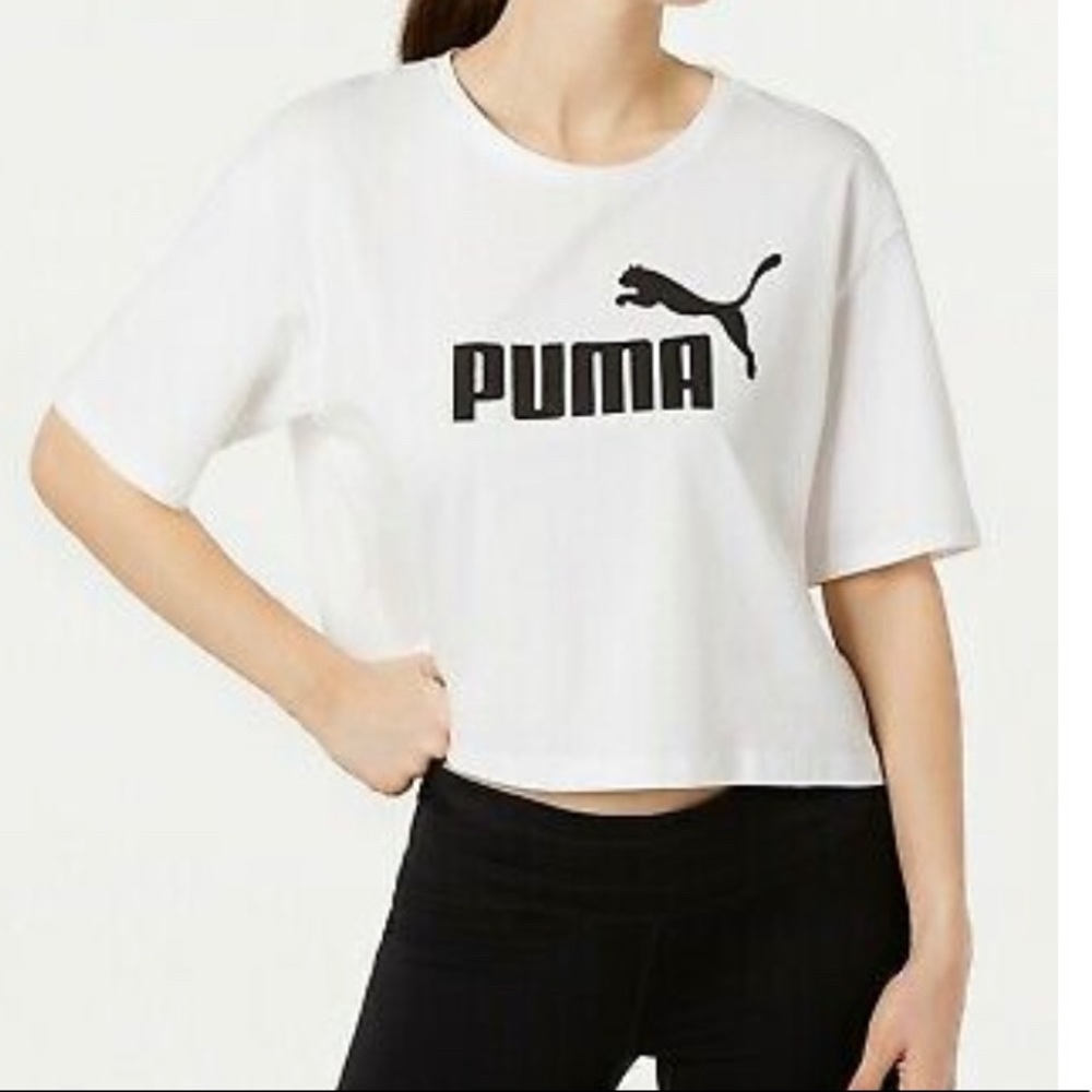 Women's Cropped Logo Tee